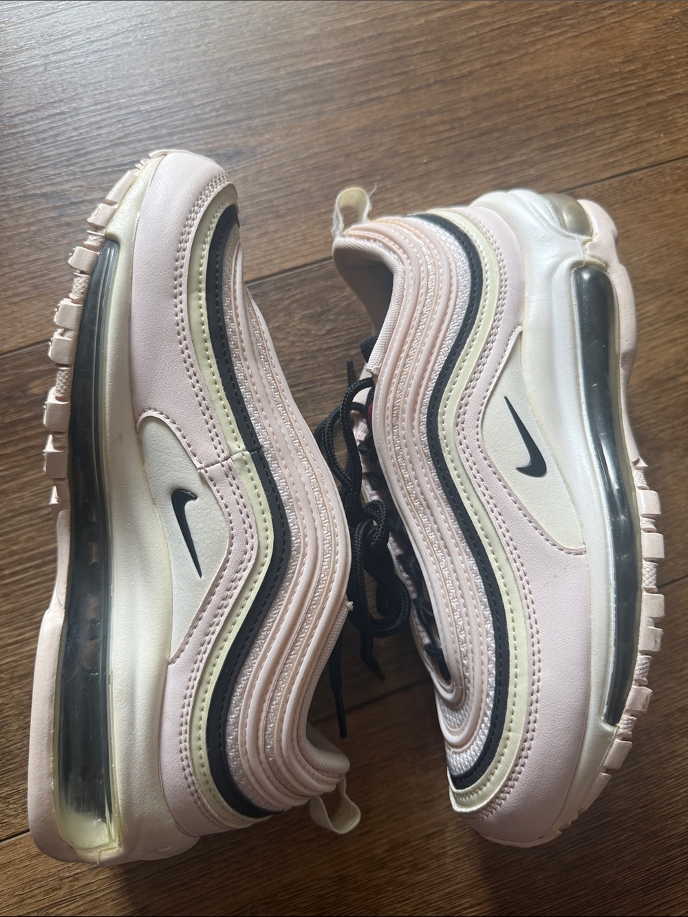 Nike Air Max 97 White, pink and red Interior Sneakers Size 5.5 - Picture 3 of 7